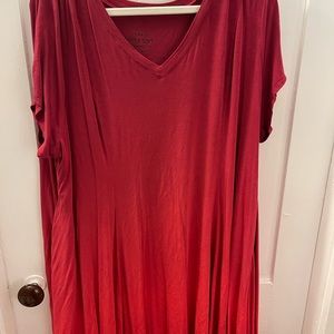Torrid ombré t-shirt dress